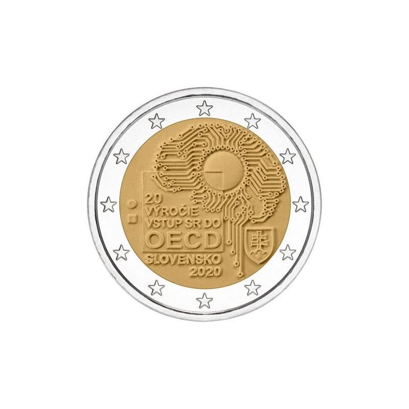 2 euros commémorative Slovaquie 2020 - OCDE.