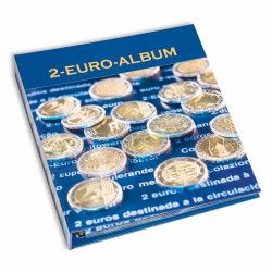 Classeur, Album numismatique pour 2 euros + étui - LEUCHTTURM