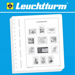 Feuilles pré imprimées Leuchtturm Luxembourg 1945-1969.