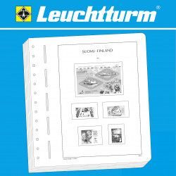 Feuilles pré imprimées Leuchtturm Finlande 2015-2019. Feuilles pré imprimées Leuchtturm Finlande 2015-2019.