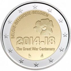 2 euros commémorative Belgique 2014 - Première guerre mondiale