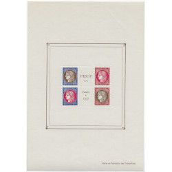 Bloc-feuillet de timbres N°3c - PEXIP neuf**.