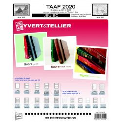 Jeux SC Yvert timbres des T.A.A.F. 2020.