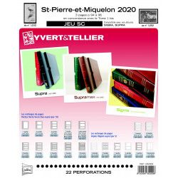 Jeux SC Yvert timbres de Saint Pierre et Miquelon 2020.