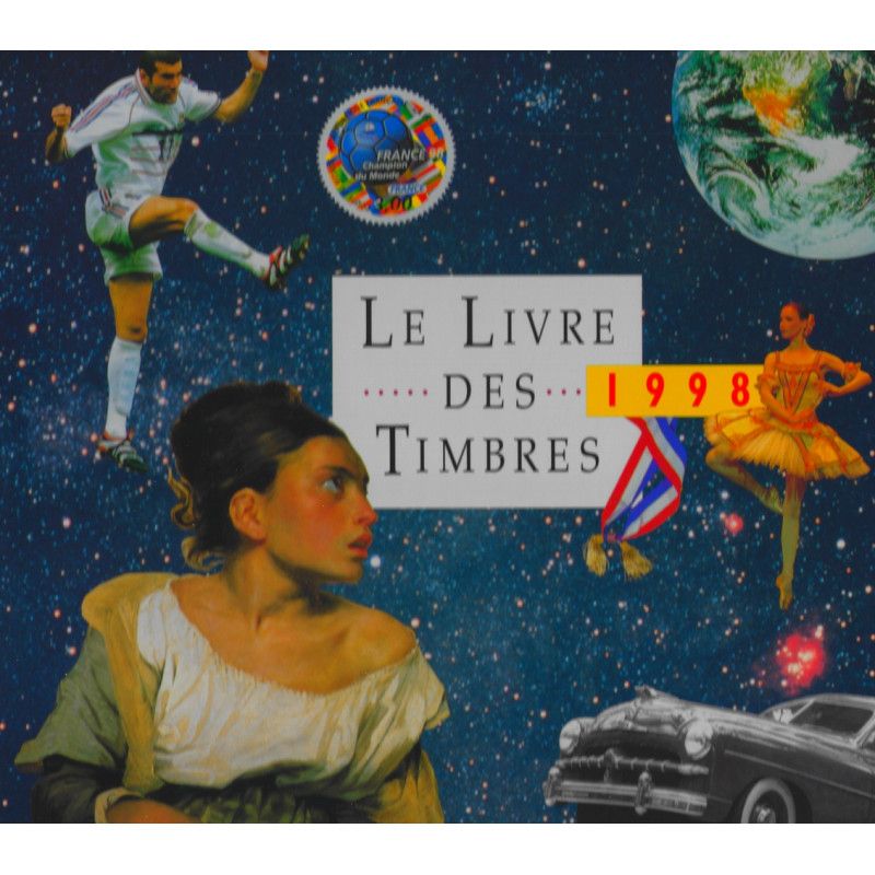 Livre des timbres de France de l'année 1998.