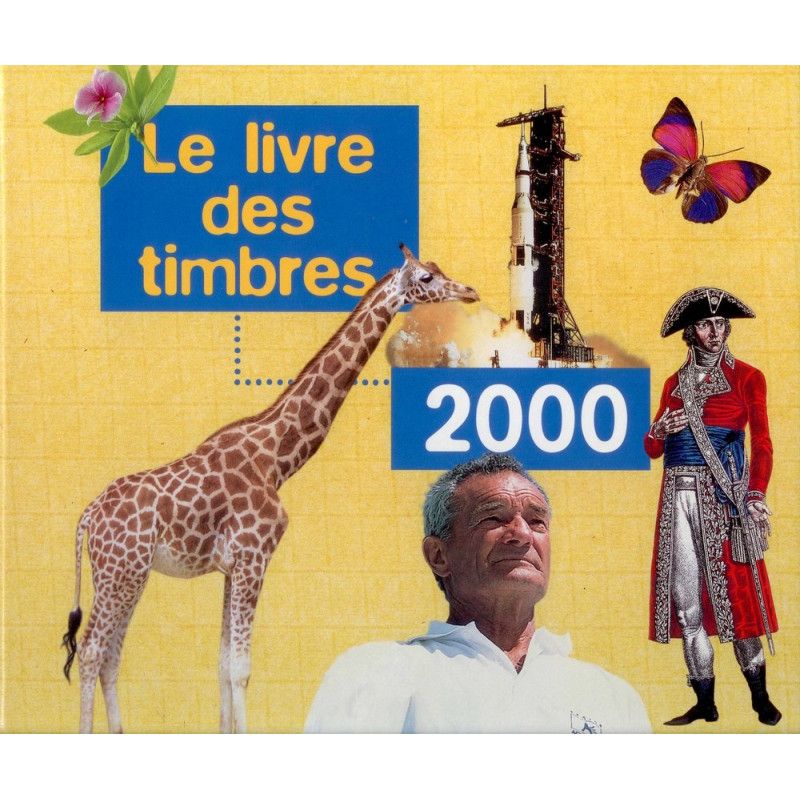 Livre des timbres de France de l'année 2000.