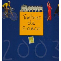 Livre des timbres de France de l'année 2003.