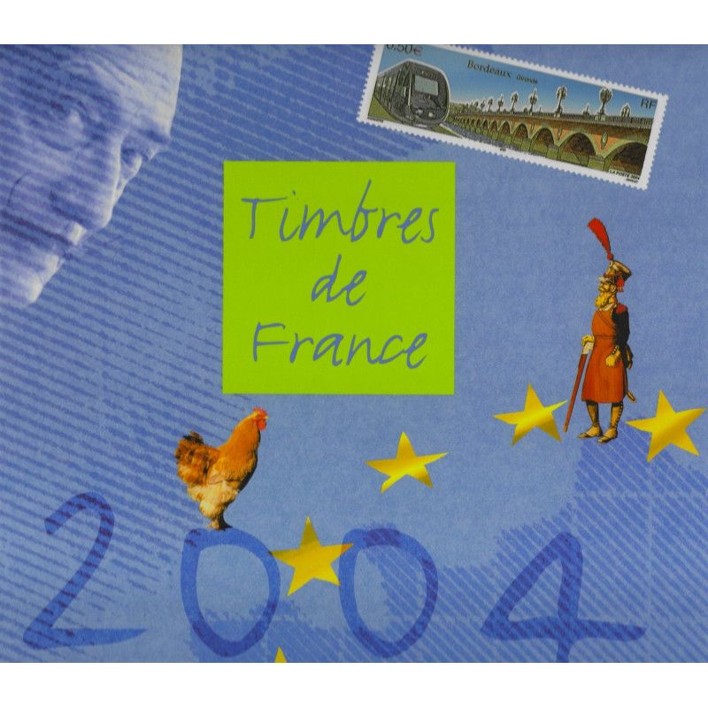 Livre des timbres de France de l'année 2004.