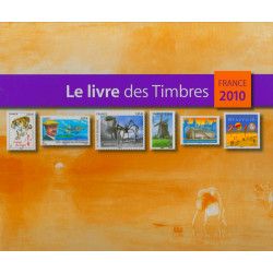 Livre des timbres de France de l'année 2010.