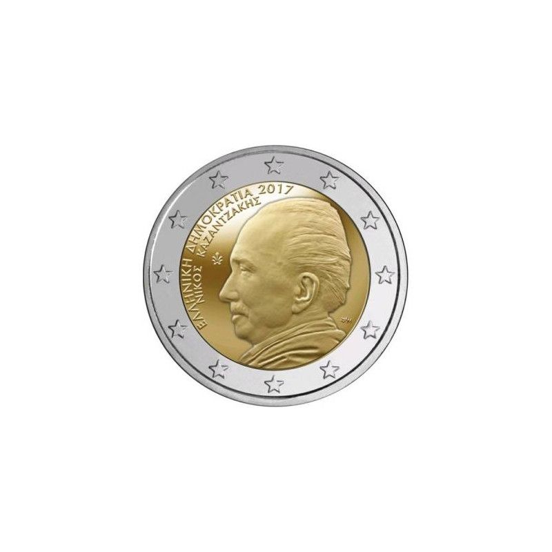 2 euros commémorative Grèce 2017 - Nikos Kazantzakis.