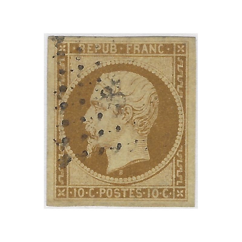Présidence timbre de France N° 9 a oblitéré.