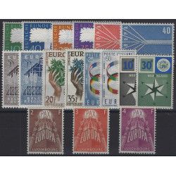 Europa-CEPT timbres d'année 1957 complet neuf**.