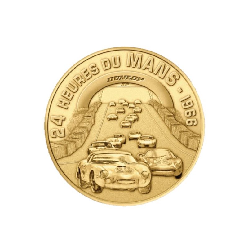 Médaille Circuit 24 heures du Mans - 1966 - Monnaie de Paris.
