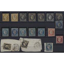 Cérès première émission lot de timbres oblitérés à saisir !