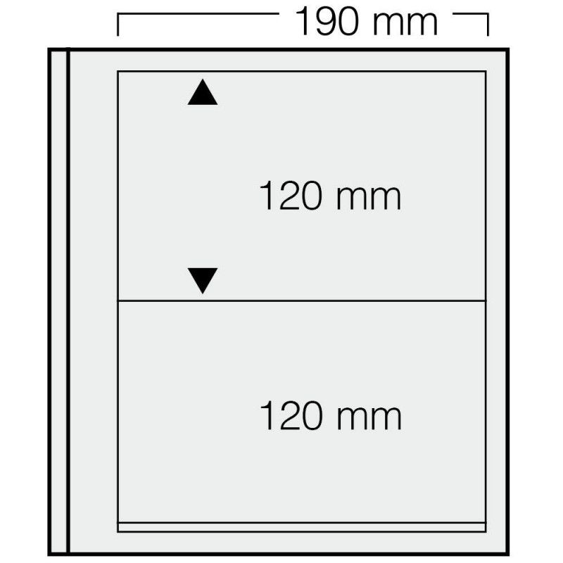 Feuille Safe spécial-dual à 2 bandes pour enveloppes.