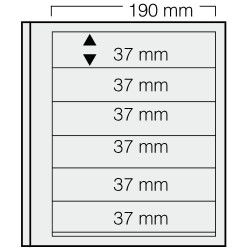 Feuilles Safe spécial-dual à 6 bandes pour timbres-poste.