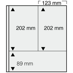 Feuilles Safe spécial-dual à 3 poches pour blocs, cartes.