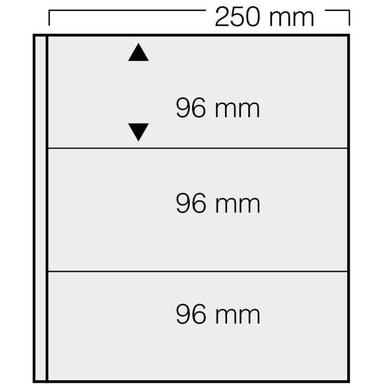 Feuilles Garant Safe à 3 bandes pour carnets, blocs.