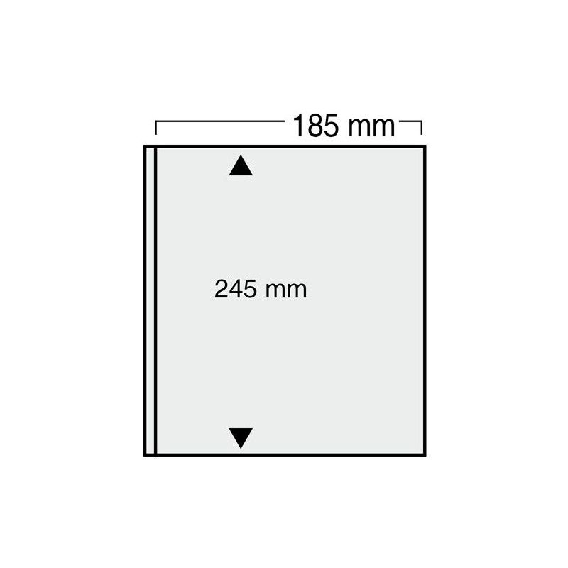 Feuilles Variant noires à 1 bande pour blocs, enveloppes.