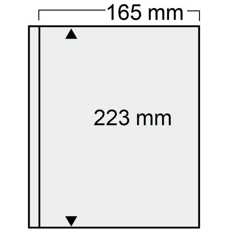 Feuilles transparentes Compact Safe à 1 poche pour documents format A5.