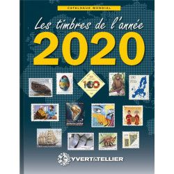Catalogue Mondial des Nouveautés de timbres 2020 en couleurs.