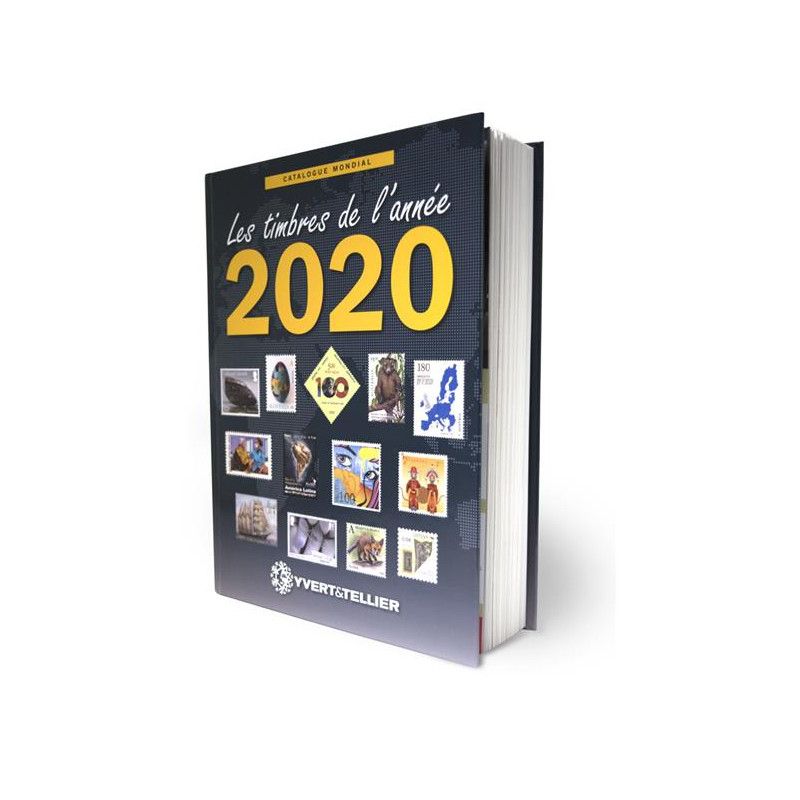 Catalogue Mondial des nouveautés de timbres 2020 en couleurs.