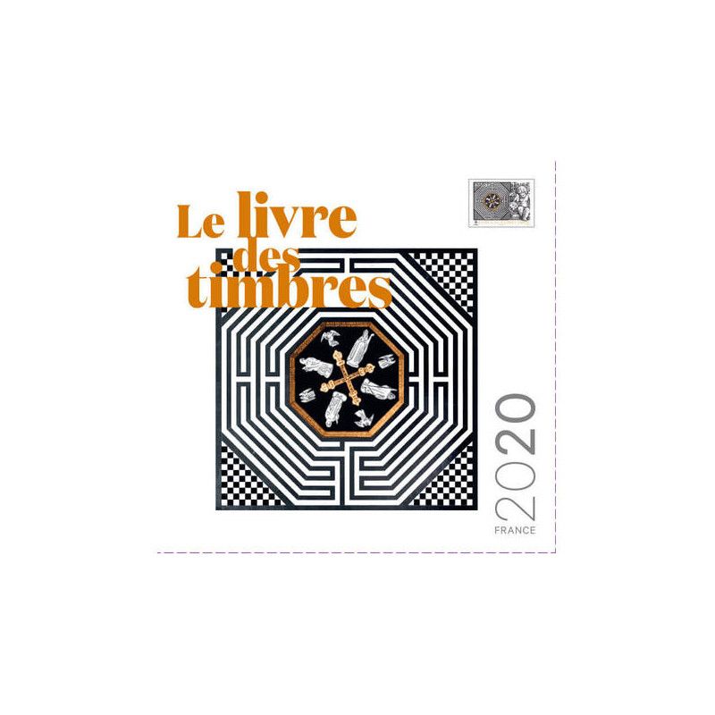 Livre des timbres de France de l'année 2020.