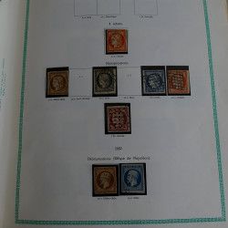 Collection timbres de France 1849 - 1962 neufs - oblitérés, TB / SUP.