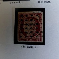 Collection timbres de France 1849 - 1962 neufs - oblitérés, TB / SUP.