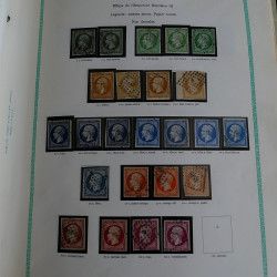 Collection timbres de France 1849 - 1962 neufs - oblitérés, TB / SUP.