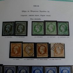 Collection timbres de France 1849 - 1962 neufs - oblitérés, TB / SUP.