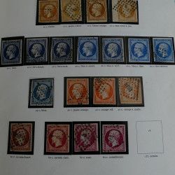 Collection timbres de France 1849 - 1962 neufs - oblitérés, TB / SUP.