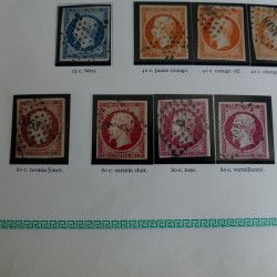 Collection timbres de France 1849 - 1962 neufs - oblitérés, TB / SUP.