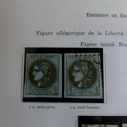 Collection timbres de France 1849 - 1962 neufs - oblitérés, TB / SUP.