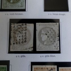 Collection timbres de France 1849 - 1962 neufs - oblitérés, TB / SUP.