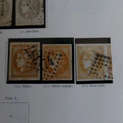 Collection timbres de France 1849 - 1962 neufs - oblitérés, TB / SUP.