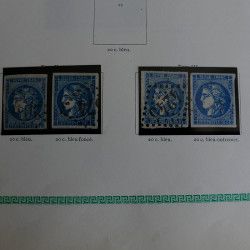 Collection timbres de France 1849 - 1962 neufs - oblitérés, TB / SUP.