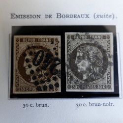 Collection timbres de France 1849 - 1962 neufs - oblitérés, TB / SUP.