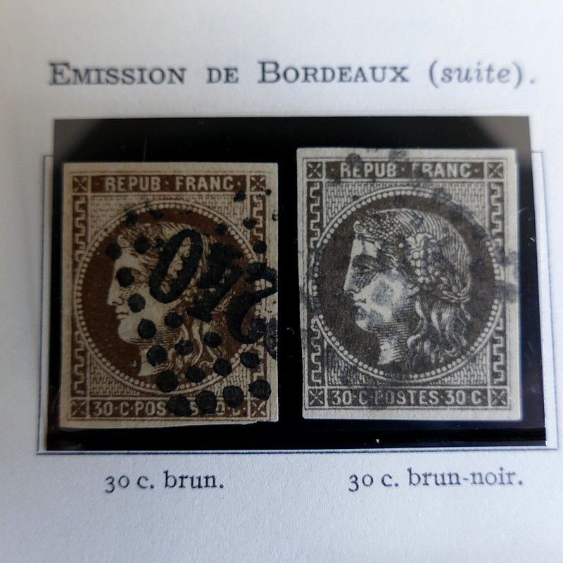 Reproduction Timbre France 1849 - Cérès 2x1F Vermillon Sur Lettre - Vintage