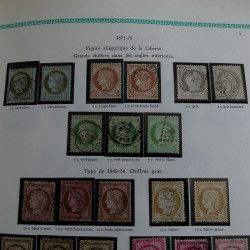 Collection timbres de France 1849 - 1962 neufs - oblitérés, TB / SUP.