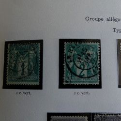 Collection timbres de France 1849 - 1962 neufs - oblitérés, TB / SUP.