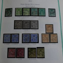 Collection timbres de France 1849 - 1962 neufs - oblitérés, TB / SUP.