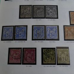 Collection timbres de France 1849 - 1962 neufs - oblitérés, TB / SUP.