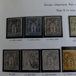 Collection timbres de France 1849 - 1962 neufs - oblitérés, TB / SUP.