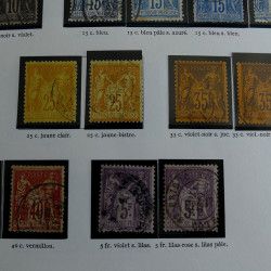 Collection timbres de France 1849 - 1962 neufs - oblitérés, TB / SUP.