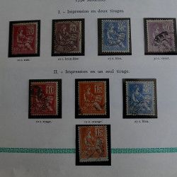 Collection timbres de France 1849 - 1962 neufs - oblitérés, TB / SUP.