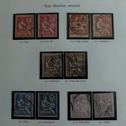 Collection timbres de France 1849 - 1962 neufs - oblitérés, TB / SUP.