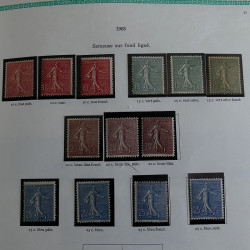 Collection timbres de France 1849 - 1962 neufs - oblitérés, TB / SUP.