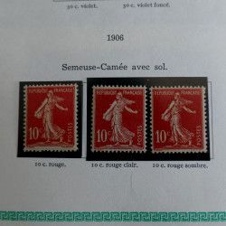 Collection timbres de France 1849 - 1962 neufs - oblitérés, TB / SUP.