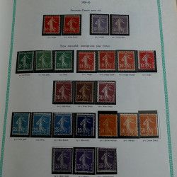 Collection timbres de France 1849 - 1962 neufs - oblitérés, TB / SUP.